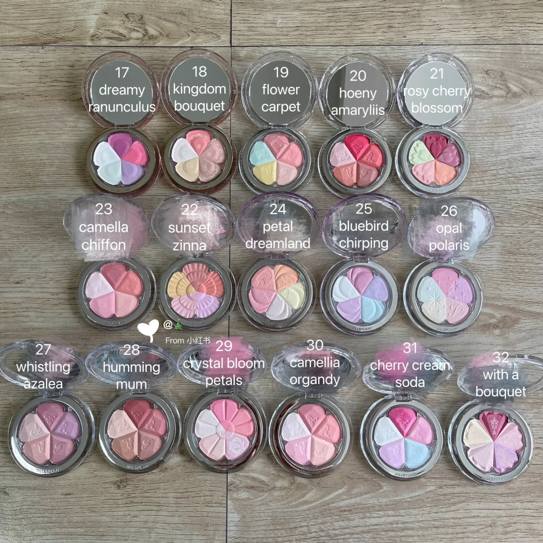 JILL STUART Five color Petal powder blusher Color Test Collection (Part 2)