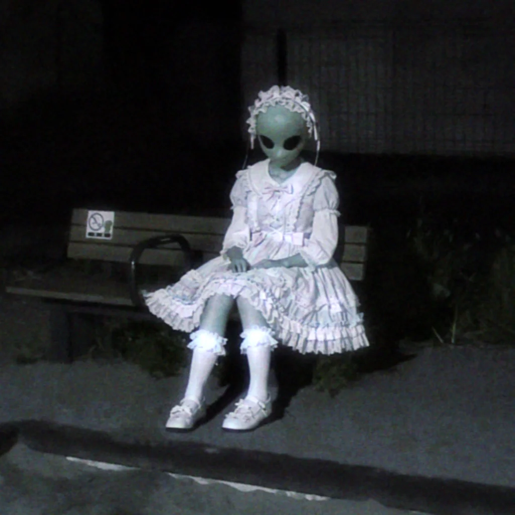 Encountering an Alien Girl in the Park