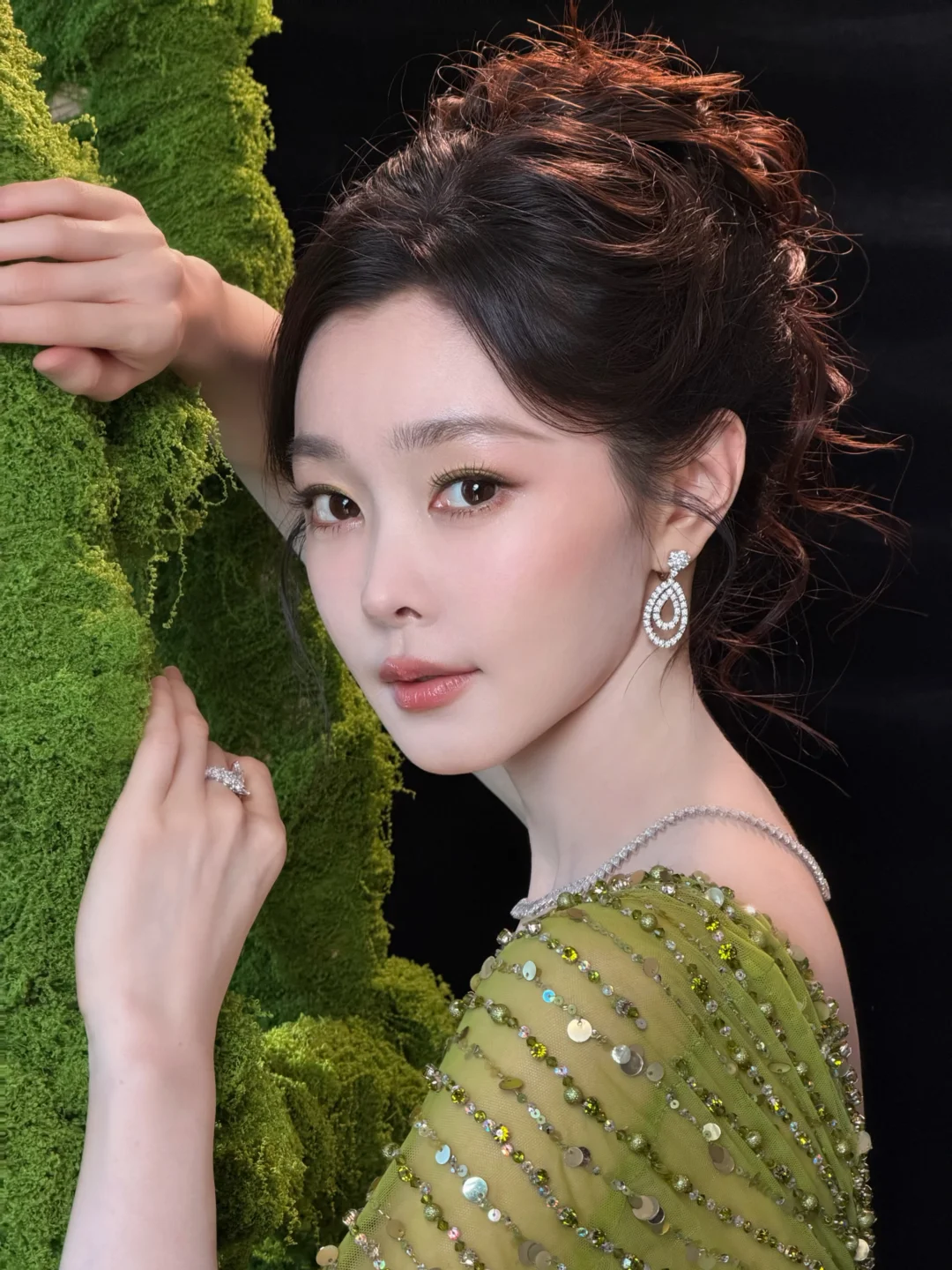 The "Wizard of Oz Makeup" for Song Yihua: Leaves: The behind the scenes photos I took~
