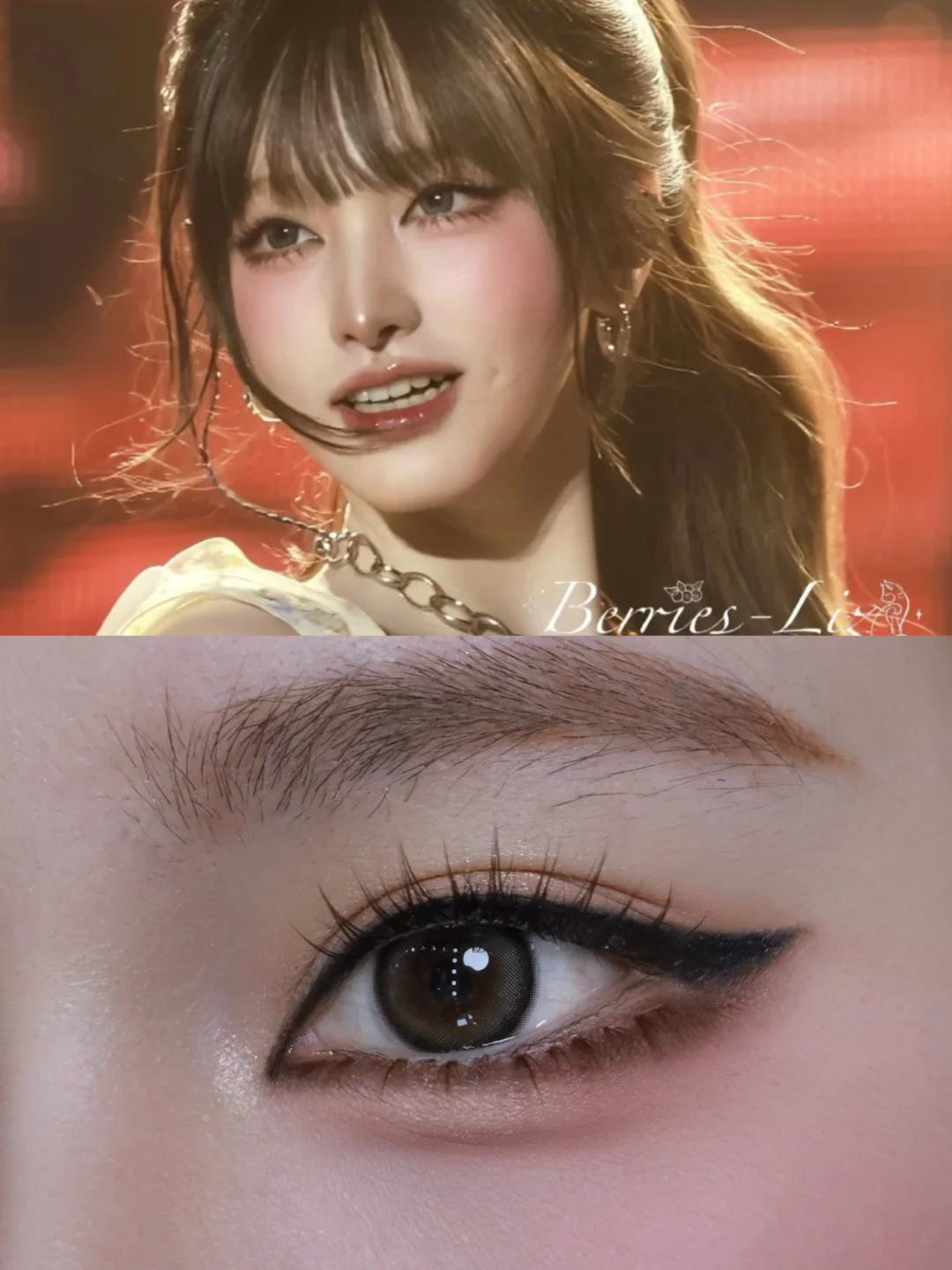 Liz's Korean style cat smoked makeup looks stunning!