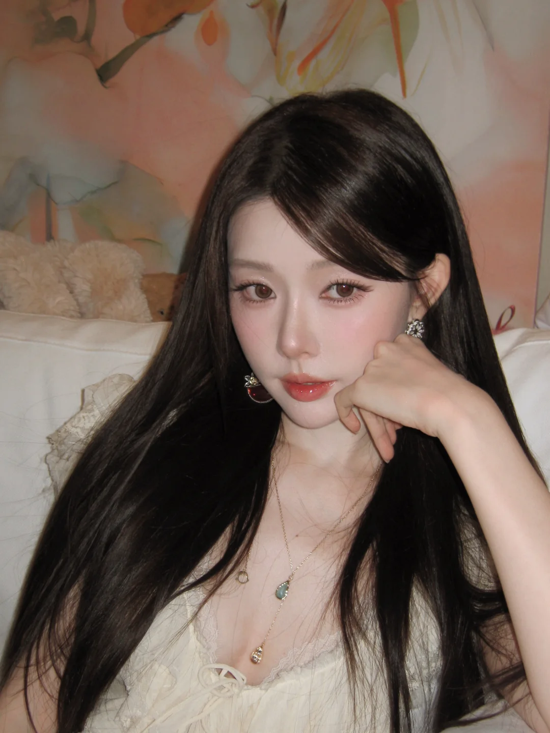 Yznn's new makeup style! Good goddess wind!