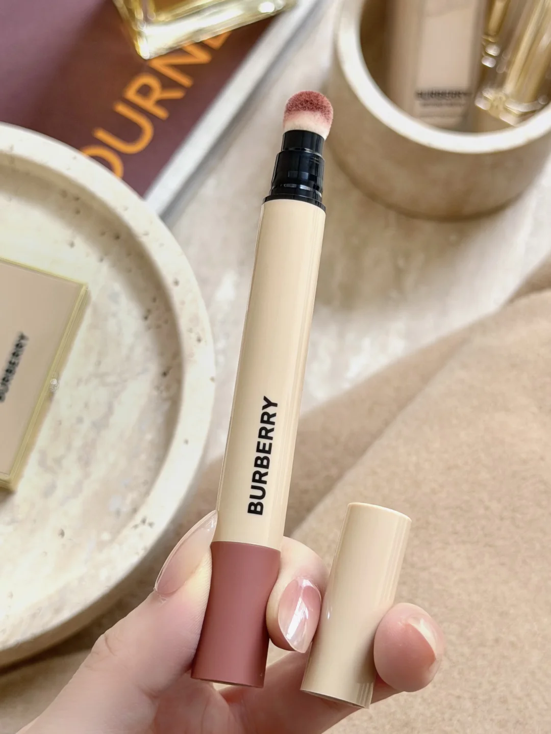 Don't ask, asking means Burberry's new product is showing off on my lips!