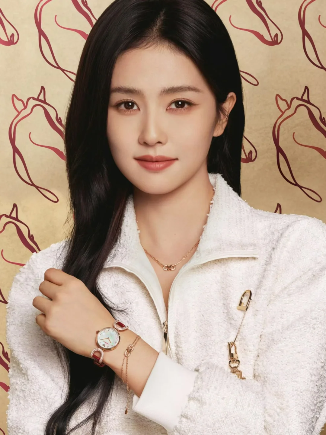 Armani advertising makeup for White Deer: sparks: