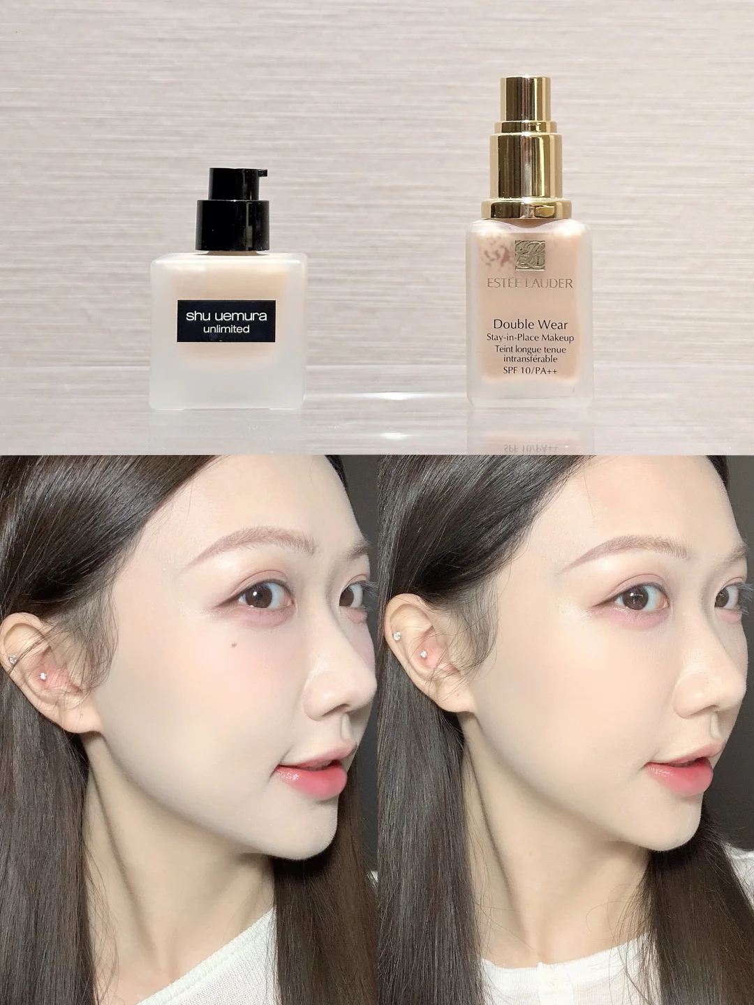 Oil mixed liquid foundation without filter! Wearing makeup doesn't darken true love!