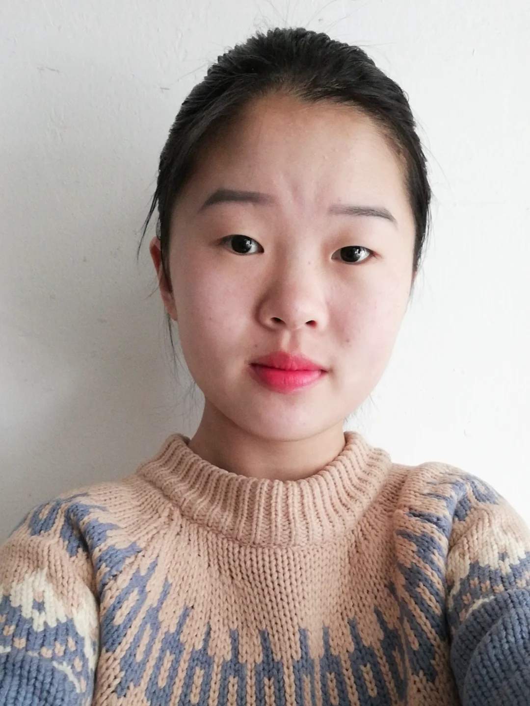 Single eyelid collapse, nose bridge makeup, I understand~