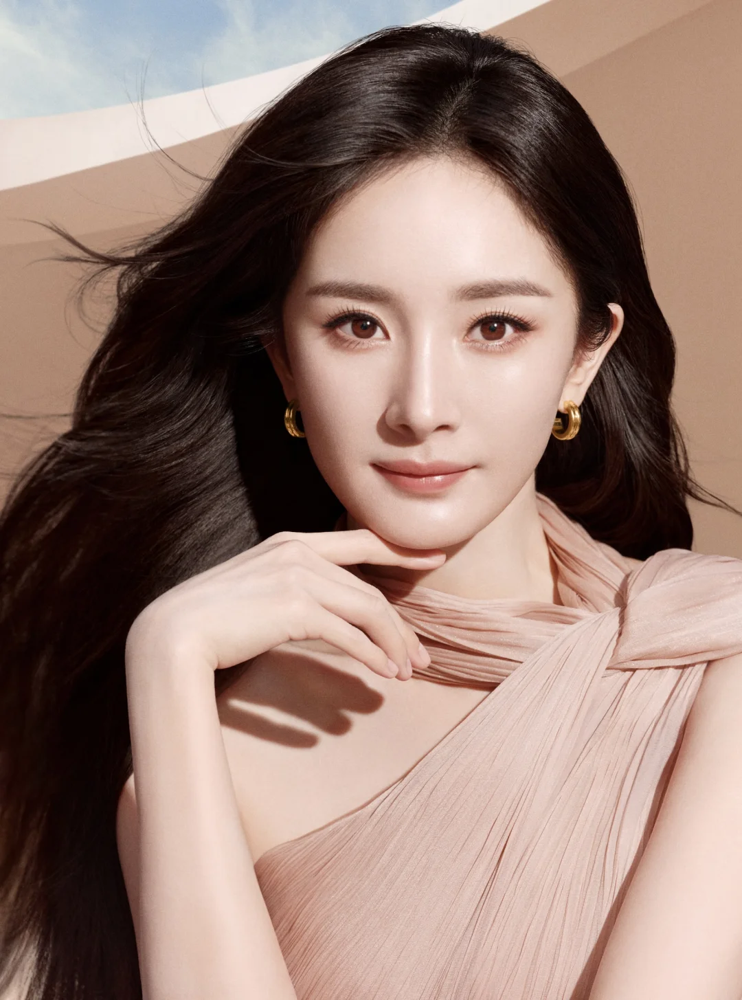 The atmospheric beauty makeup I applied to Yang Mi