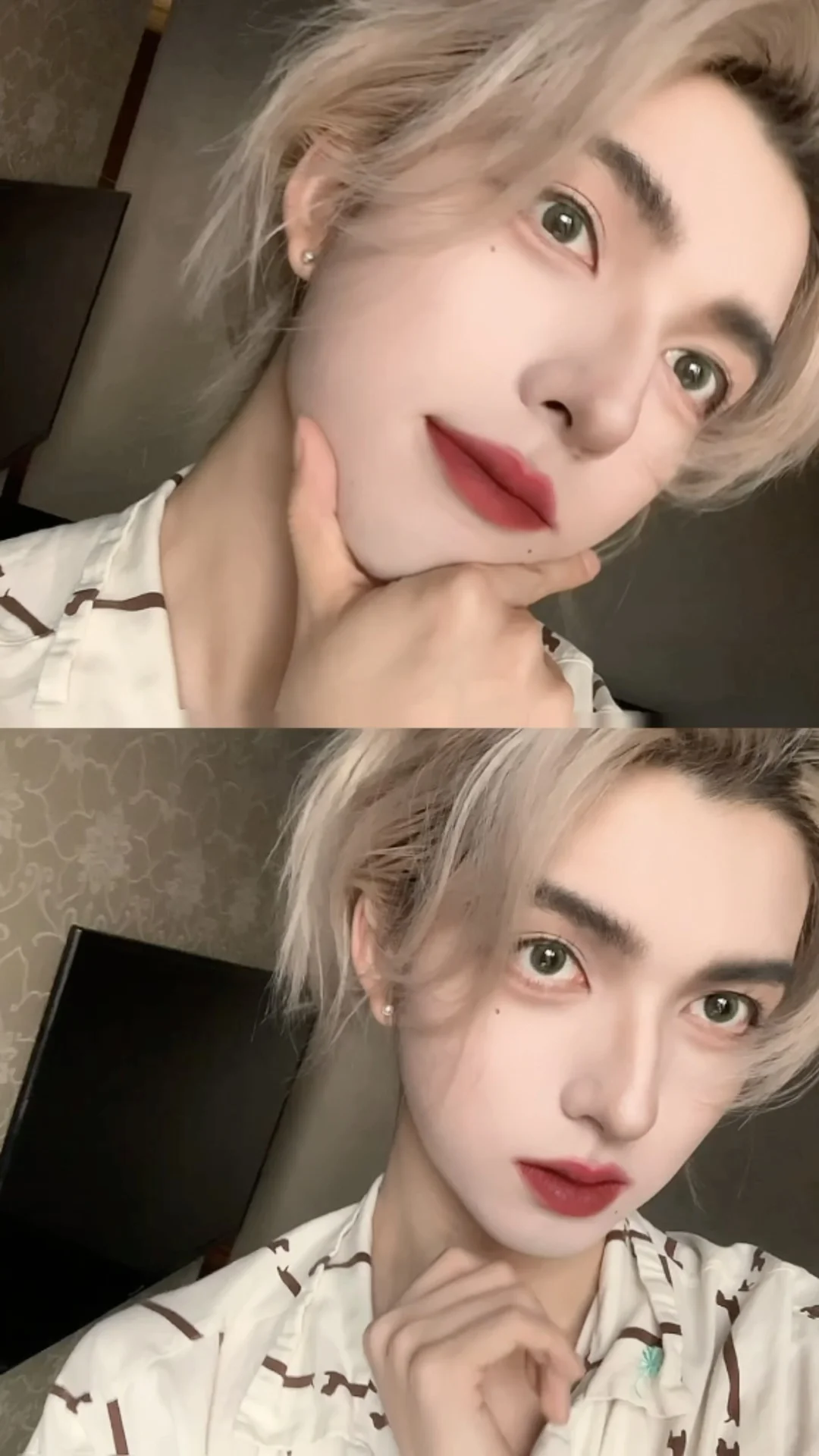 Red lipstick will expire if not applied again