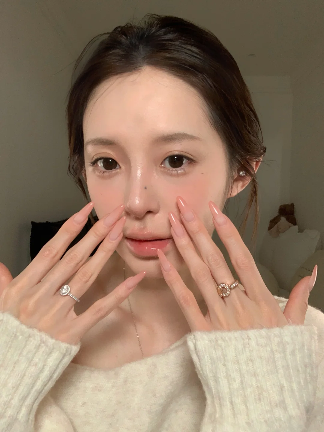 new nails🫶🏻怎会有如此嗲嫩的淡人甲