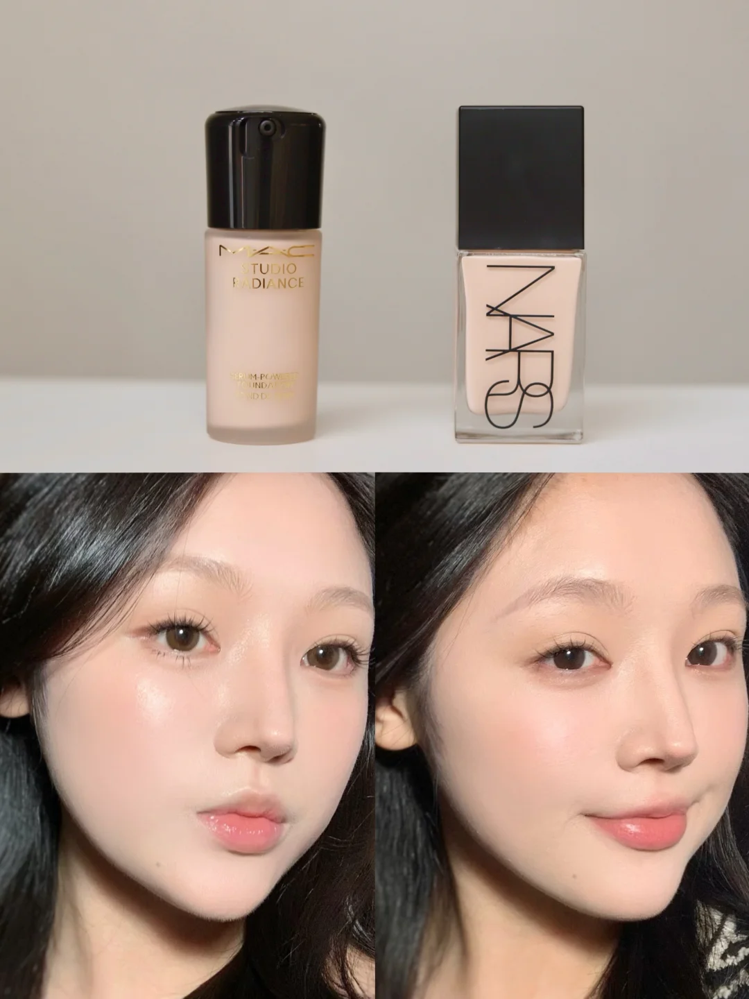 Only dry skin understands the value of these two base makeup! Original camera evaluation