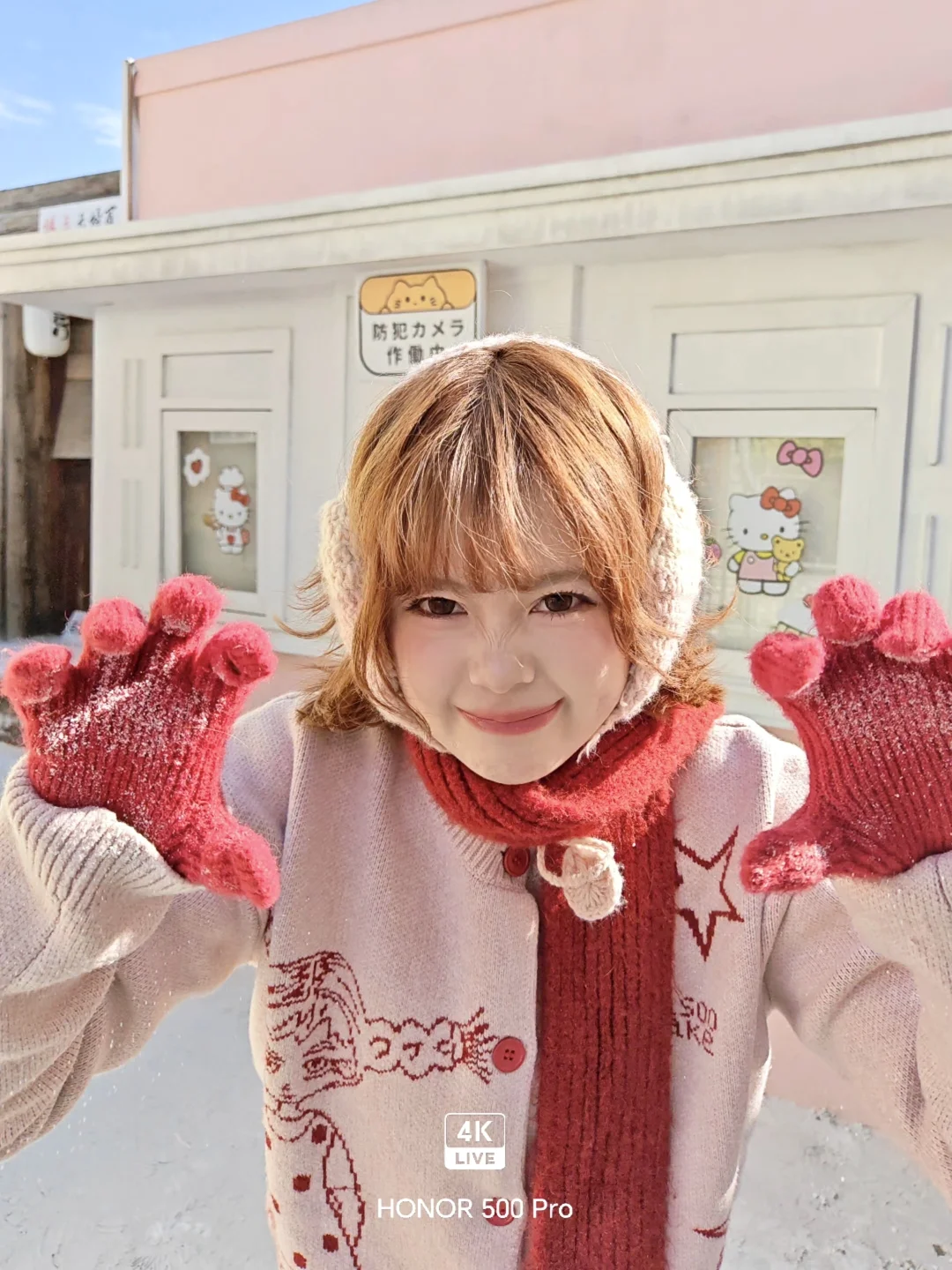 Happiness melts in the 4Klive picture on snowy days ◡̈