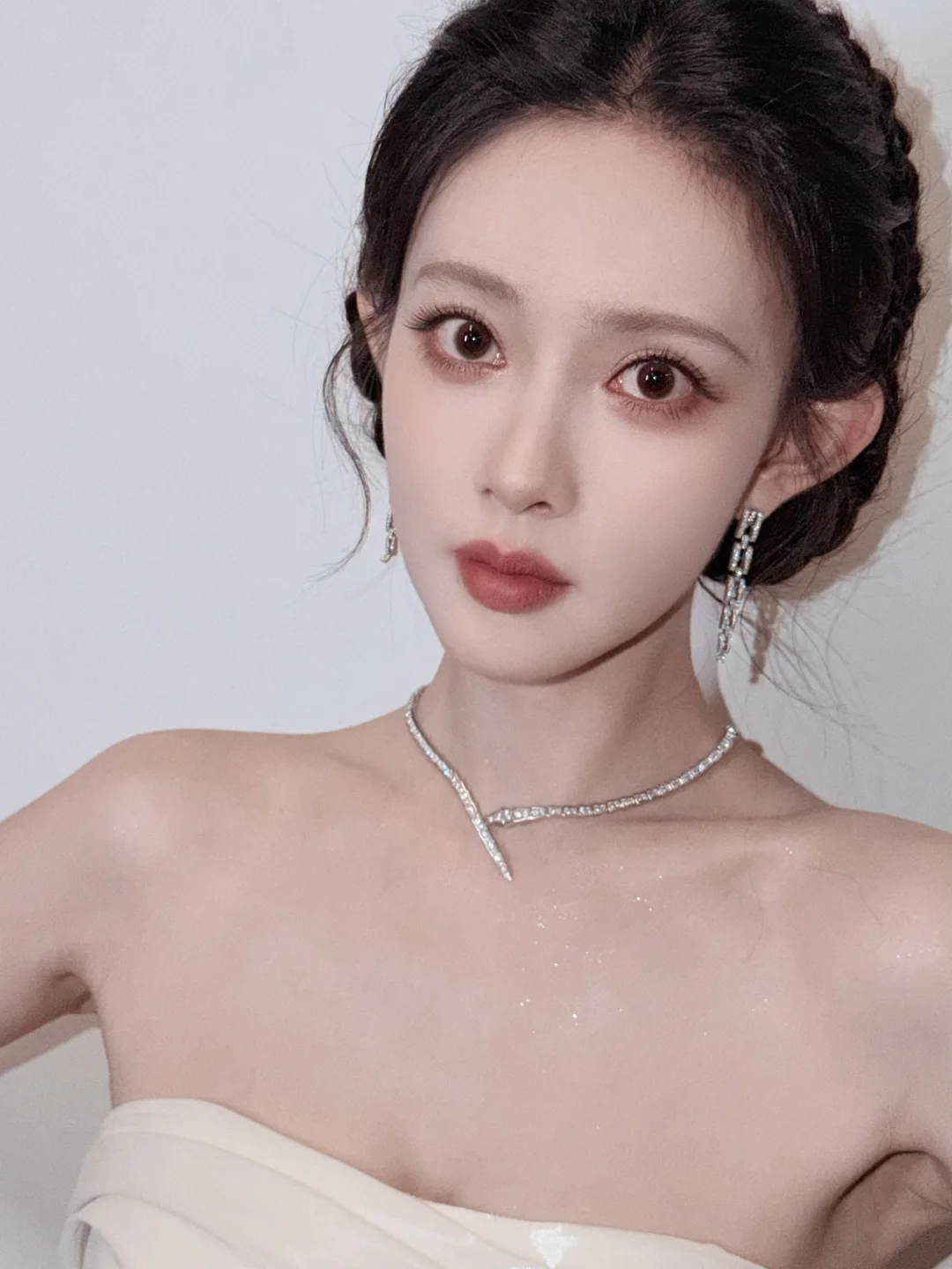The peach gold makeup I gave to Mencius: sparks: