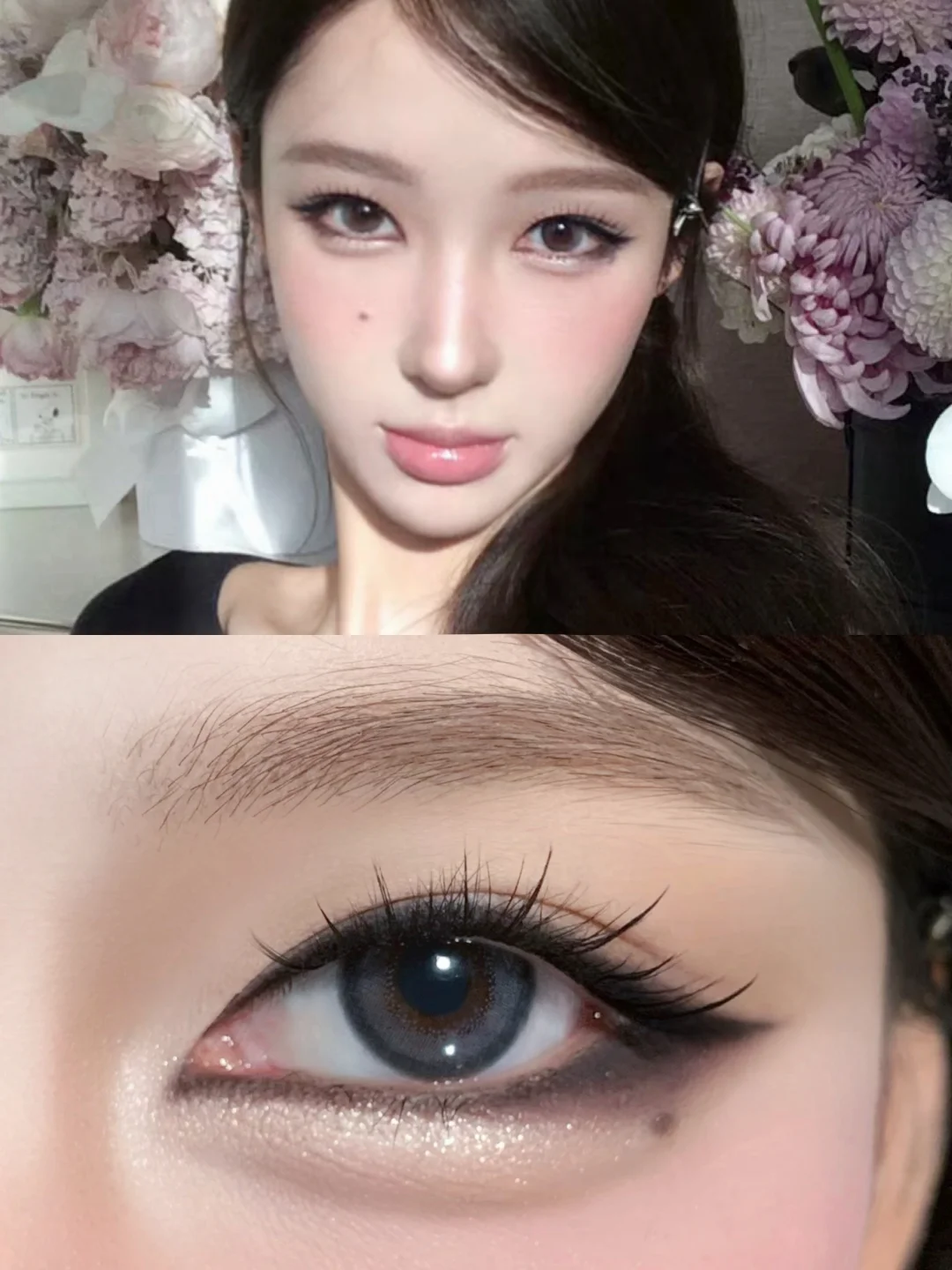 Advise sisters in the long atrium to try! +1 All inclusive eyeliner painting! Follow along