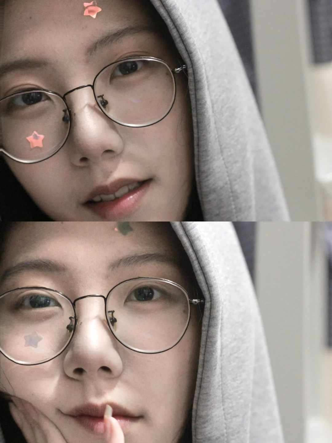 There are stars on my face