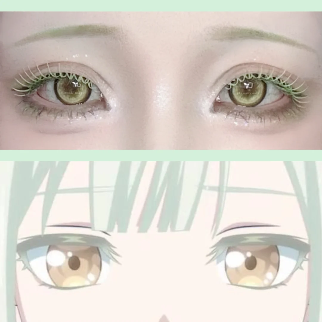 Those cosplay makeup that looks light but has been applied for a long time