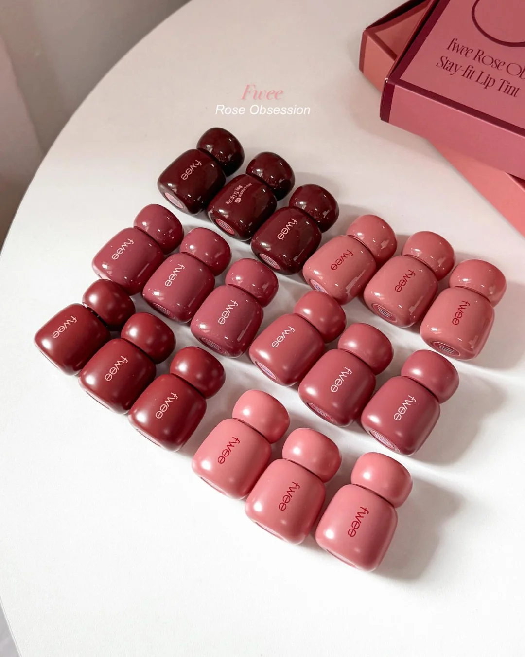Full range color testing! Fwee Rose Obsession All color codes